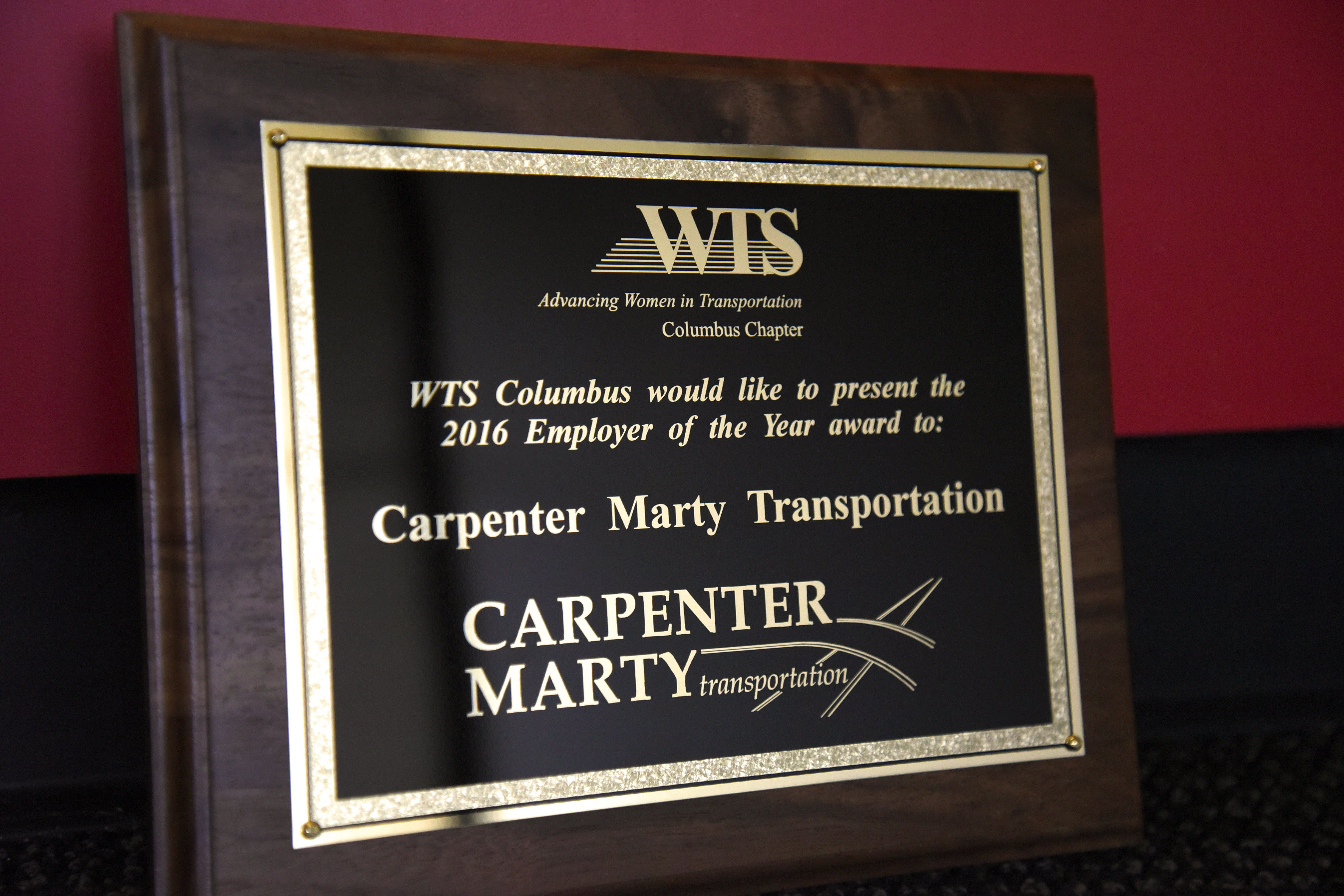 2016 WTS Columbus Employer of the Year