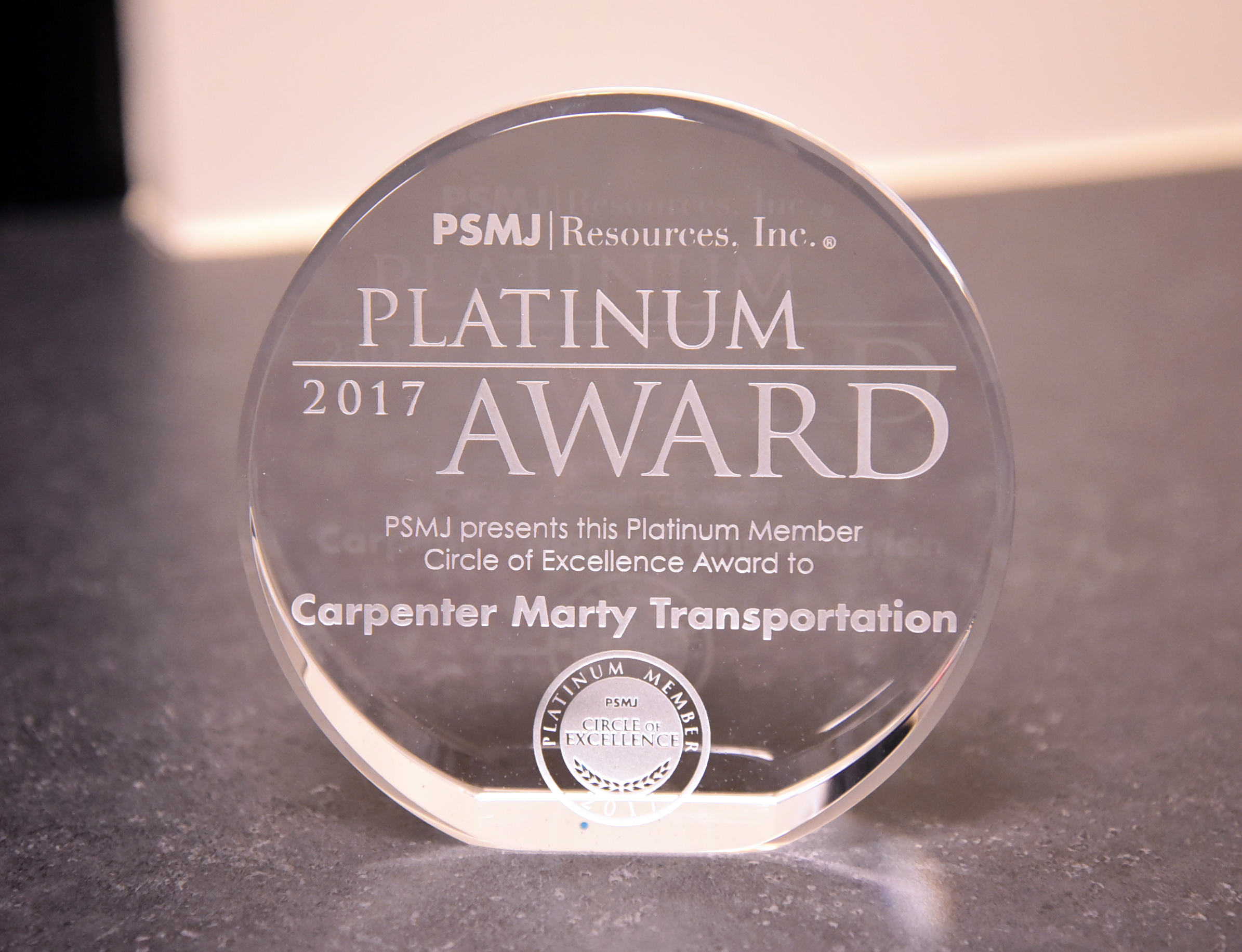 PSMJ Platinum Award 2017