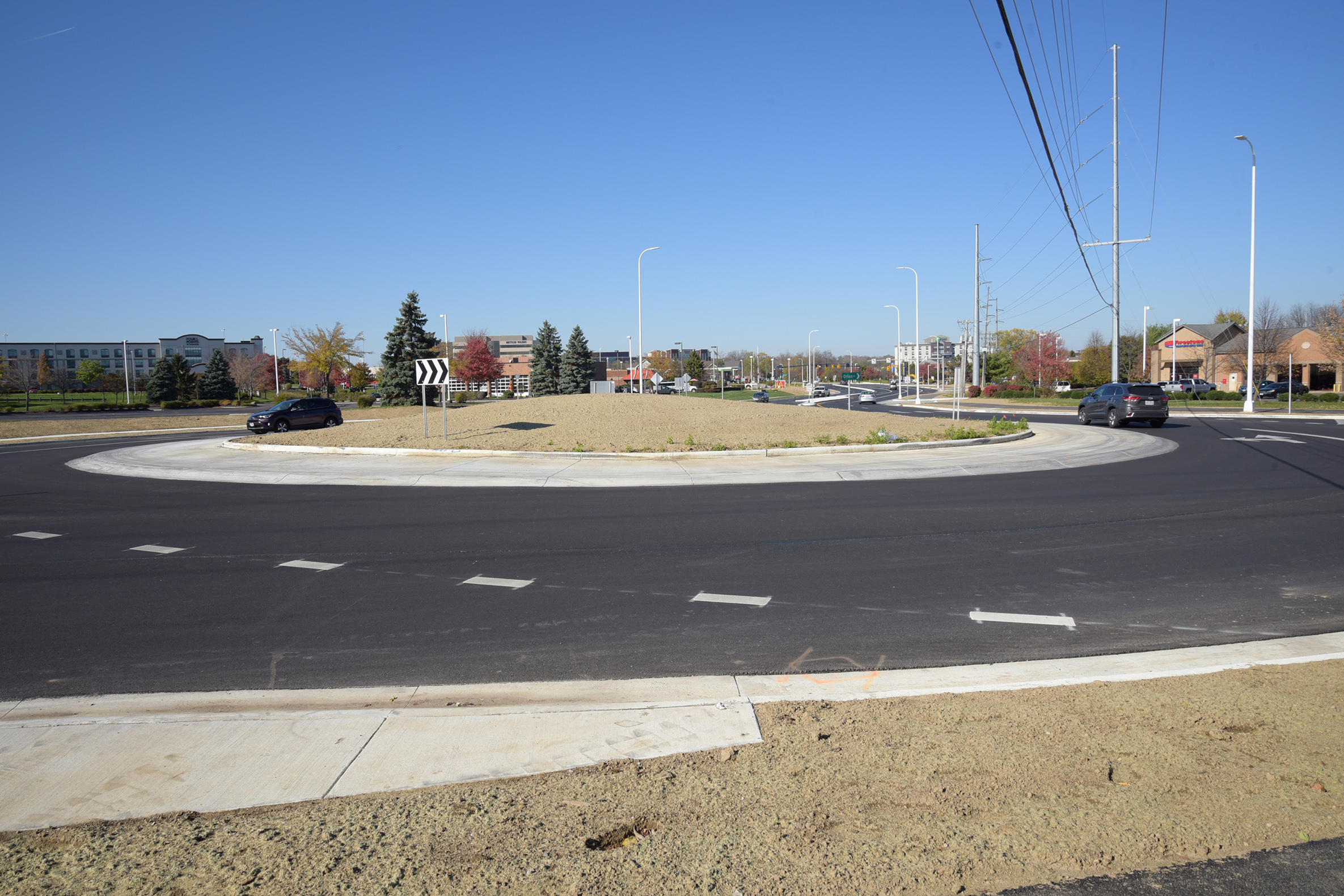 Polaris Parkway Arterial Street Rehabilitation Roundabout