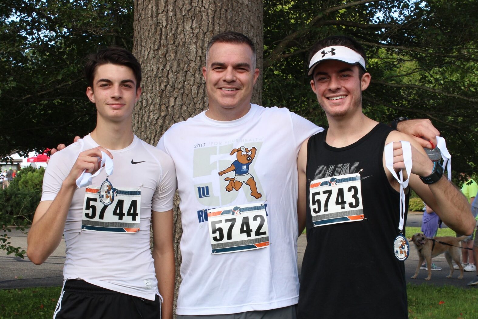 Ben & sons at 5k race