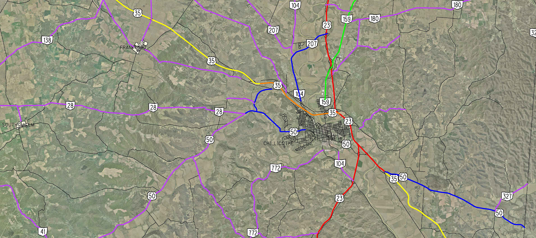 Header - Appendix B - Ross County Thoroughfare Plan Update Annual Average Daily Traffic